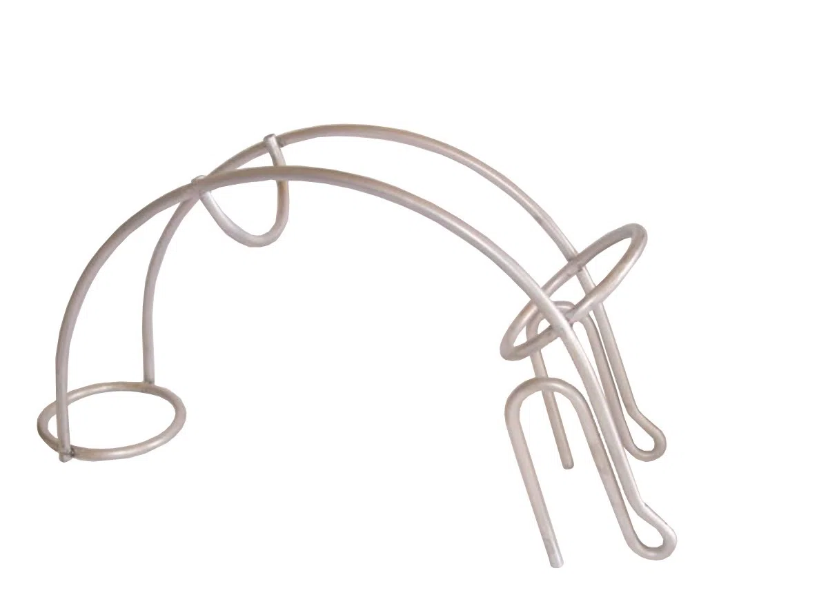 Supporto Inox per Tubo Alimentare per Miele da 50 mm