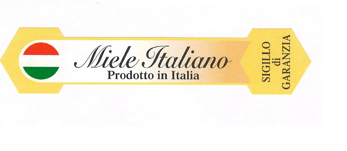 SIGILLO DI GARANZIA ETICHETTA GRANDE "MIELE ITALIANO" CONF. 100 pezzi