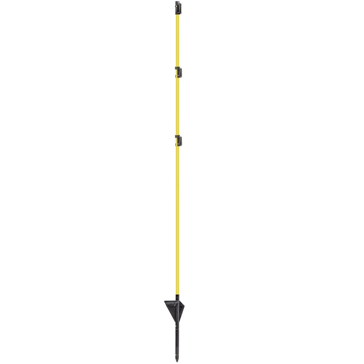 VOSS.farming 10 pz. Pali in Fibra di Vetro, Lunghezza 155 cm, a Punta Singola Lunga, ovali, per recinzioni elettriche