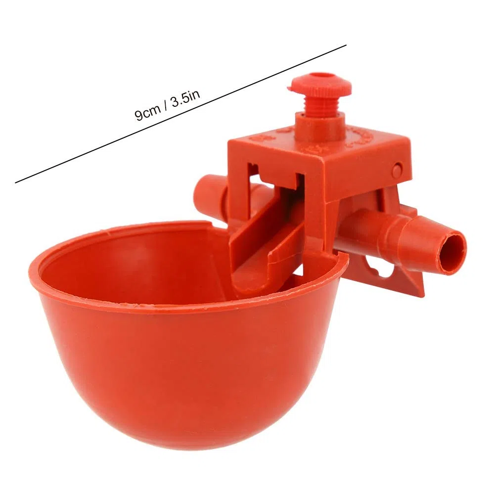 Haofy Sistema di Abbeveraggio Automatico per L'irrigazione, Alimentatore per Abbeveratoio per Pollame, 10 Pezzi per Abbeveratoio per Pollame