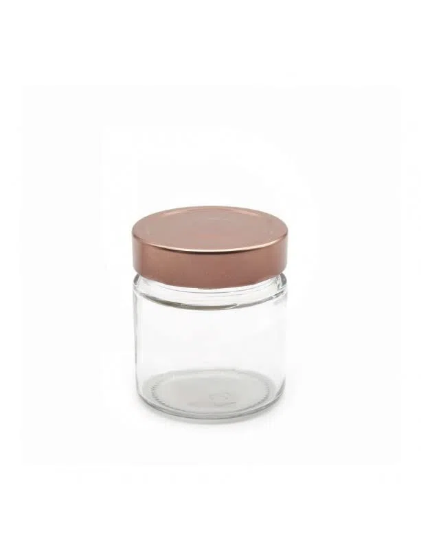 Vaso in Vetro Ergo 212 TO70 Alto - 212 ml con Capsula XDEEP H18 T70 Oro SOTTOVUOTO - confez. 24 Pezzi