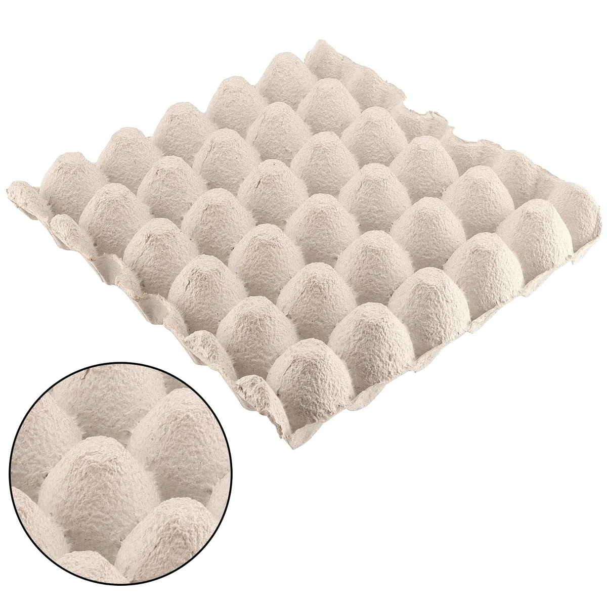10 scatole per uova, 30 x 30 x 4,5 cm, 30 pezzi, in cartone, per uova, per 30 uova di gallina, Farm Freshies