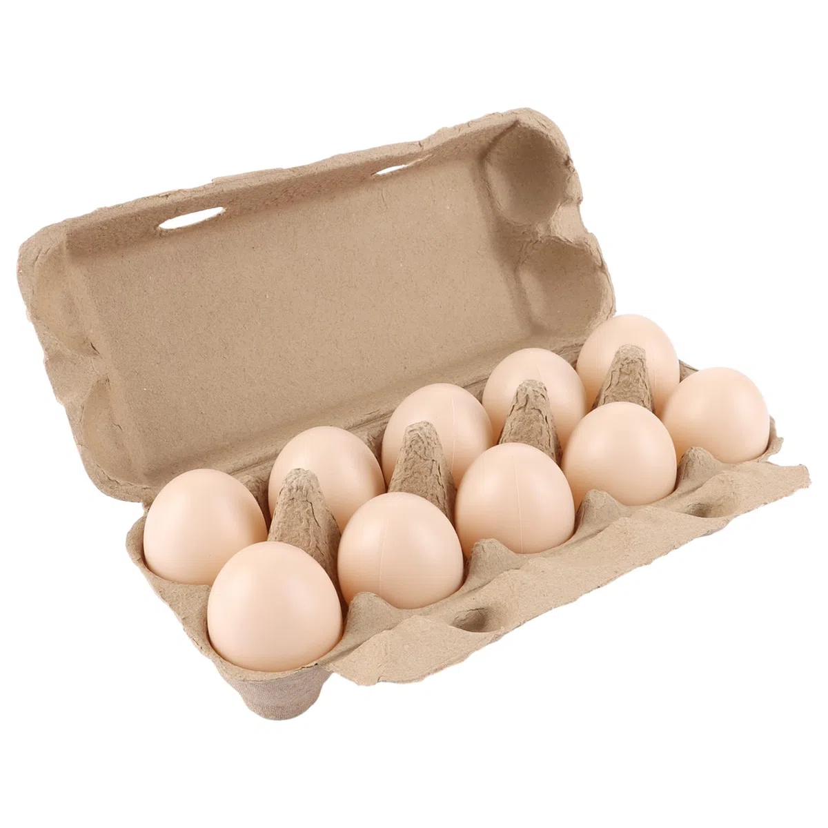 Cartoni per uova, confezione da 10, confezione da 20, scatole per uova non stampate con coperchio per 10 uova, scatole per uova biodegradabili per uova (marrone)